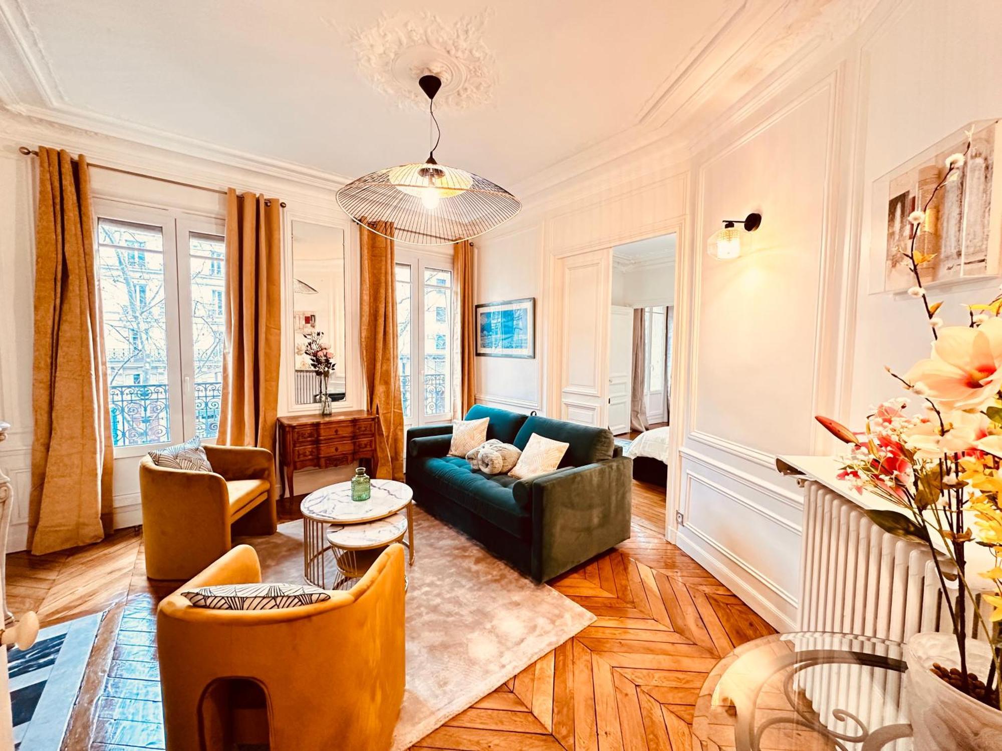 Charming 4-Room Flat Near Eiffel Tower-8People-2 Bedrooms 파리 외부 사진